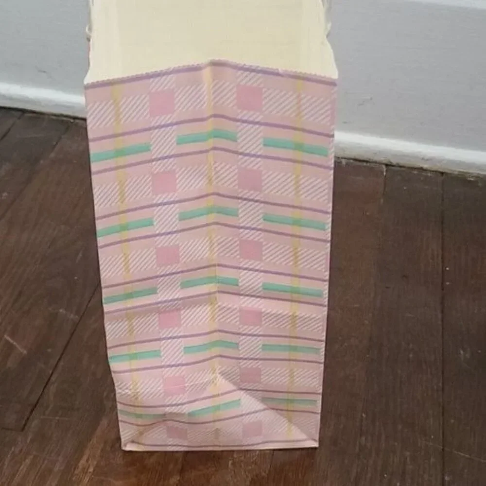 Vintage 80s Pastel Kawaii Scotty Dog Gift Bag